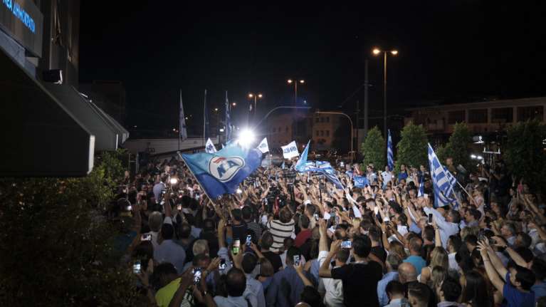 Η νίκη της ΝΔ στην πρώτη σελίδα του BBC