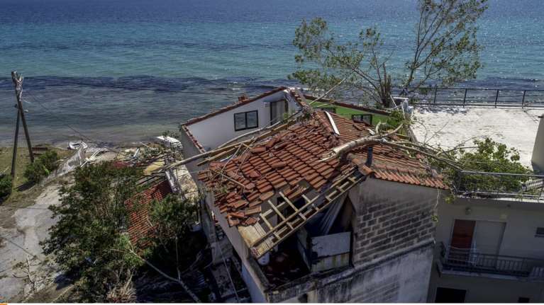 Χαλκιδική: Δορυφορική «ακτινογραφία» της υπερκυτταρρικής καταιγίδας