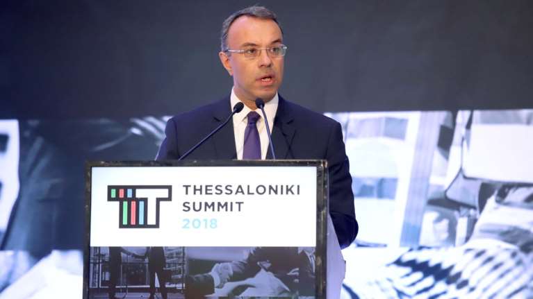 Συνάντηση Σταϊκούρα - Ρεγκλινγκ στο υπουργείο Οικονομικών