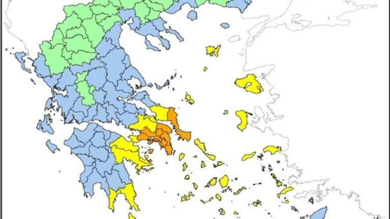 Υψηλός κίνδυνος πυρκαγιάς σε Αττική και Εύβοια