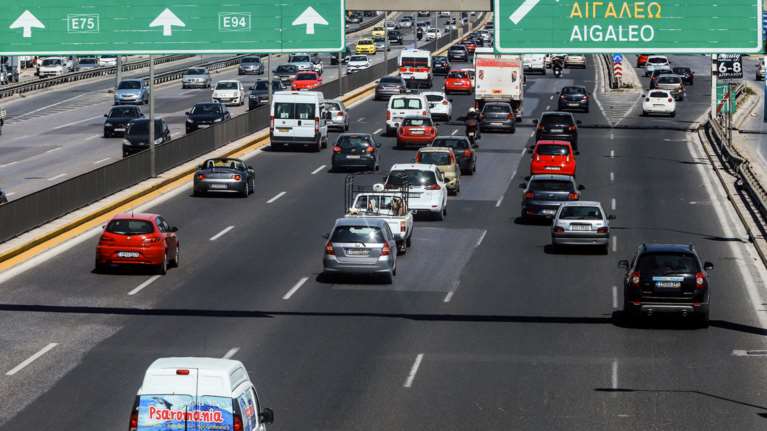 Μεγάλη κίνηση και προβλήματα στον Κηφισό