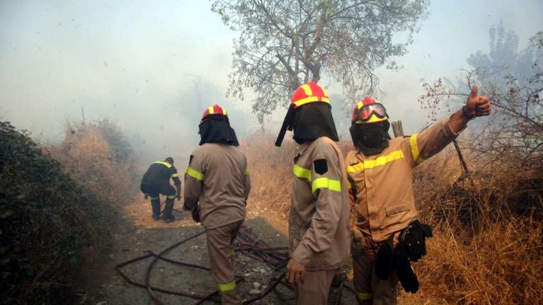 Φωτιές σε Βαρδαλή και Βούζι στο Δομοκό