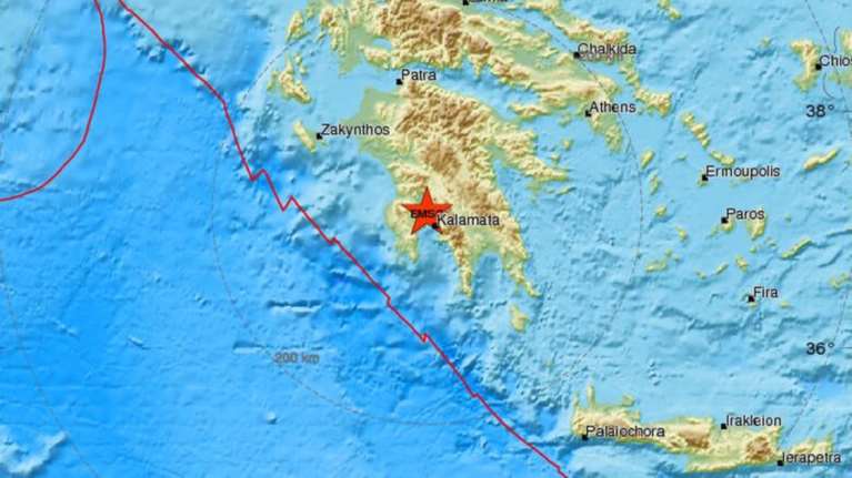 Σεισμός 3,7 Ρίχτερ στην Καλαμάτα