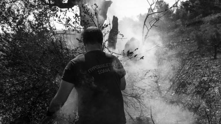 Εύβοια: Τρία μέτωπα στη φωτιά στην Ιστιαία,  ιδιαίτερα ισχυροί άνεμοι