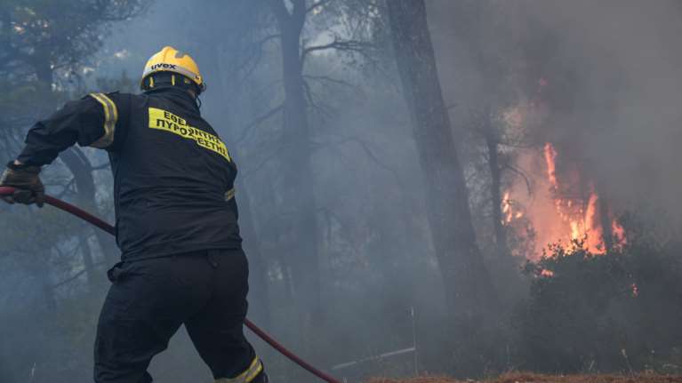 Πυρκαγιά σε εξέλιξη στην Πελλάνα Λακωνίας - Χωρίς ενεργό μέτωπο η φωτιά στη Μάνη