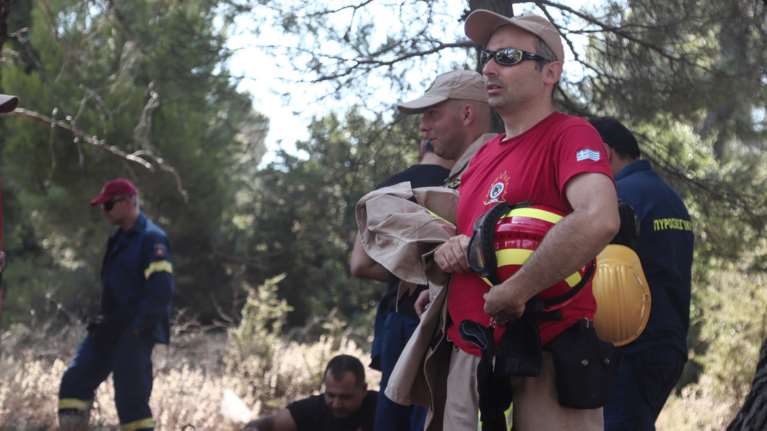 Φωτιά στην Εύβοια: Παραμένουν σε επιφυλακή οι δυνάμεις πυρόσβεσης