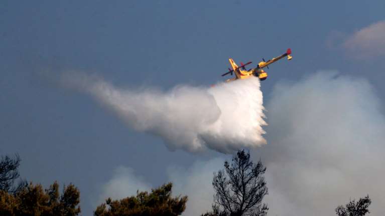 Υπό μερικό έλεγχο η φωτιά στα Πικουλιάνικα Λακωνίας