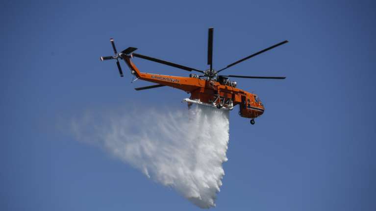 Πυρκαγιά σε δύσβατη περιοχή στη Μεσσηνία