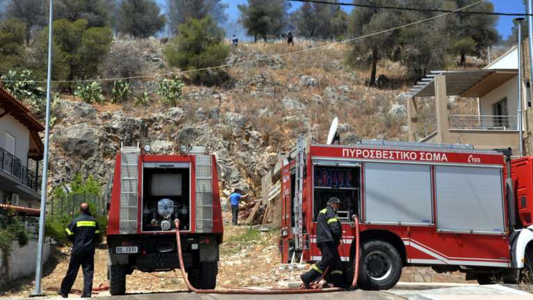 Φωτιά στη Σιθωνία Χαλκιδικής