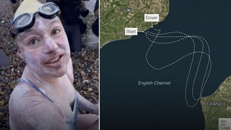 Αμερικανίδα  διέσχισε τη Μάγχη 4 φορές χωρίς να σταματήσει