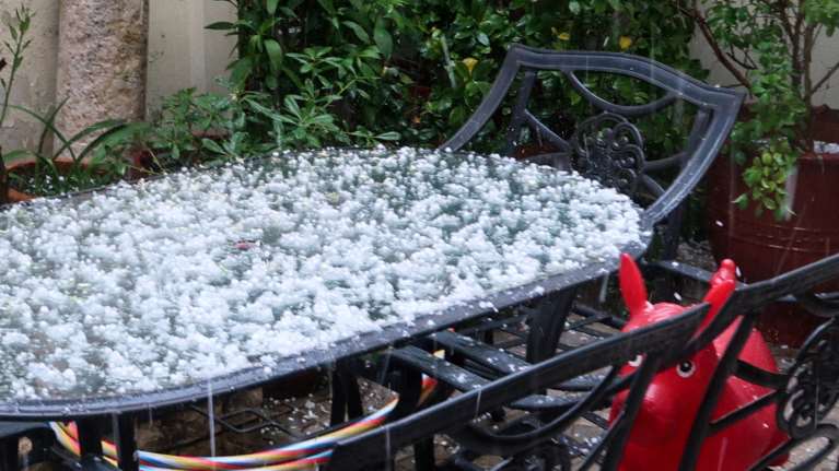 Τρίκαλα: Ισχυρό χαλάζι σε χωριά του δήμου Φαρκαδόνας