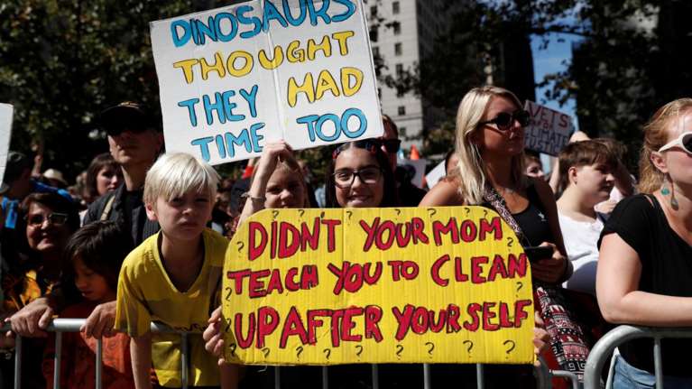 Η «επόμενη γενιά» φώναξε «παρών» κατά της κλιματικής αλλαγής