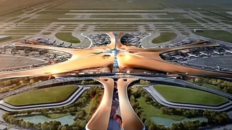 Aνοιξε το νέο υπερσύγχρονο αεροδρόμιο του Πεκίνου