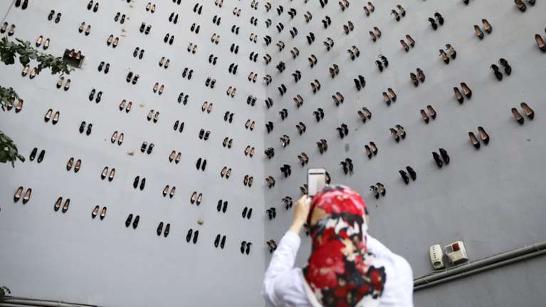 Στους δρόμους της Κωνσταντινούπολης για τη βία σε βάρος των γυναικών