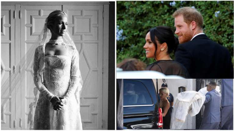 Η κολλητή της Μαρκλ αποκάλυψε το εκθαμβωτικό δαντελένιο νυφικό της