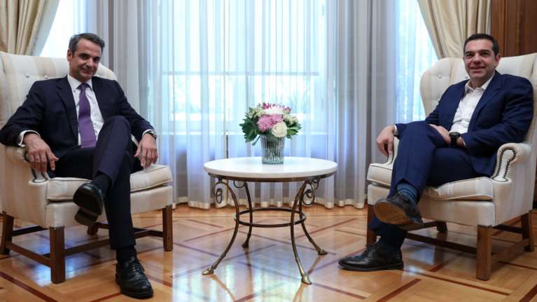 Συναντήσεις Μητσοτάκη με τους πολιτικούς αρχηγούς