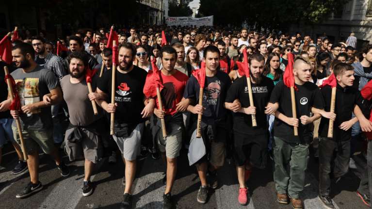Φοιτητικό συλλαλητήριο: Ομαλοποιείται η κυκλοφορία στο κέντρο της Αθήνας