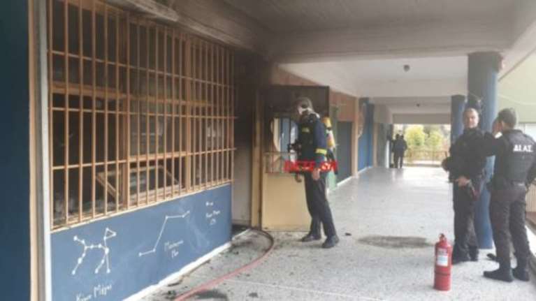 Μολότοφ σε σχολείο της Πάτρας