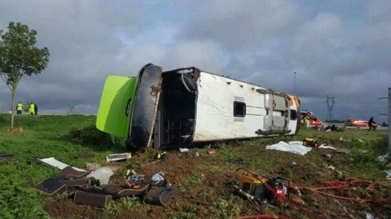 Αναποδογύρισε λεωφορείο στη Γαλλία - 33 τραυματίες