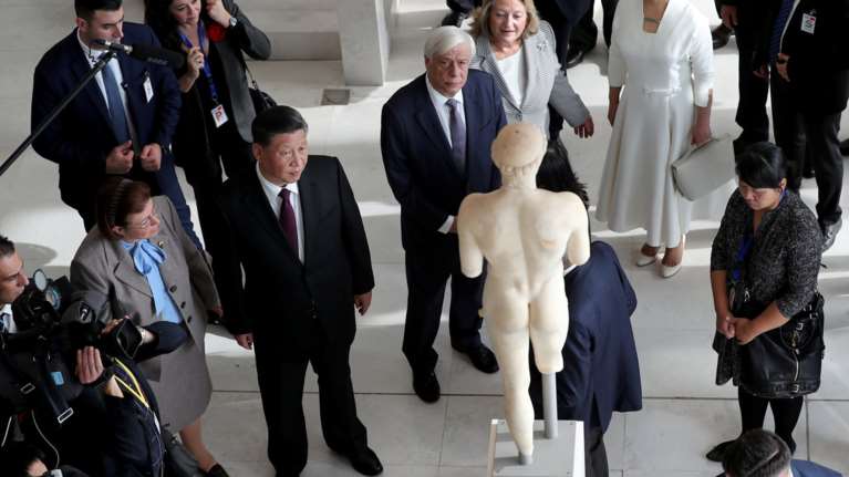 Ο Σι Τζινπίνγκ στο μουσείο Ακρόπολης: Εδώ είναι η θέση των Γλυπτών