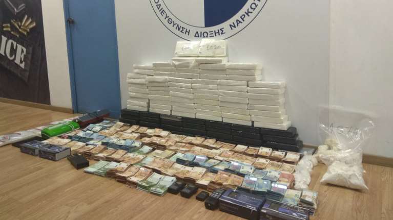 Ξεπερνά τα 390 εκατ. η αξία των κατασχεμένων ναρκωτικών το '18