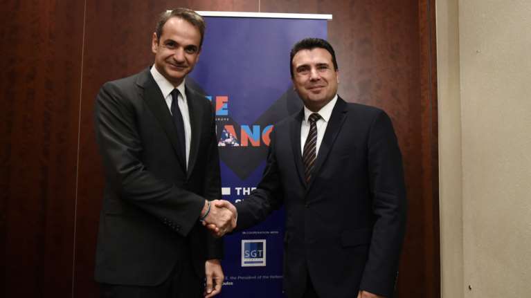 Μητσοτάκης σε Ζάεφ: Προυπόθεση για την ΕΕ να εφαρμοστεί η Συμφωνία