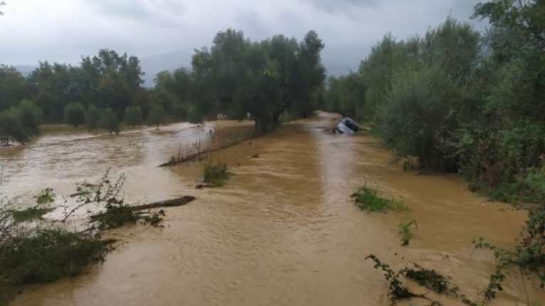 Ισχυρή καταιγίδα: «Πνίγηκε» η Μεσσηνία - Ενεργοποιήθηκε ο «Ξενοκράτης»