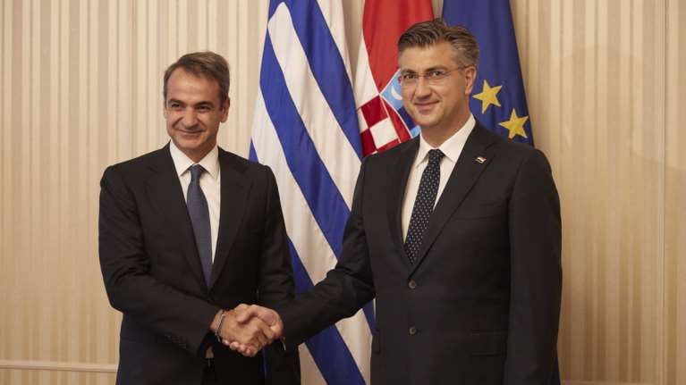 Μητσοτάκης στο Ζάγκρεμπ: Προτεραιότητα η βιώσιμη ανάπτυξη