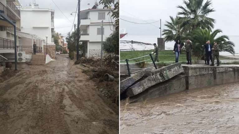 Απίστευτη καταστροφή στη Θάσο - Σε κατάσταση έκτακτης ανάγκης