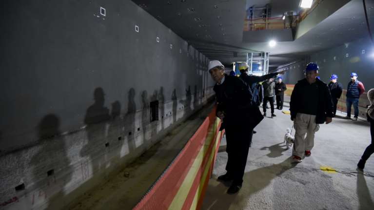 Θεσσαλονίκη: Βόλτα στν σταθμό Μετρό «Νέος Σιδηροδρομικός Σταθμός»