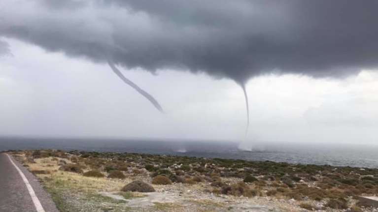 Ο «Γηρυόνης» σχημάτισε υδροσίφωνες στη νότια Κρήτη