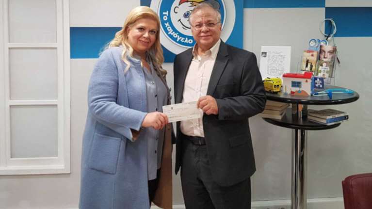 Η Κλέλια Χατζηιωάννου πλήρωσε τον ΕΝΦΙΑ στο «Χαμόγελο του Παιδιού»