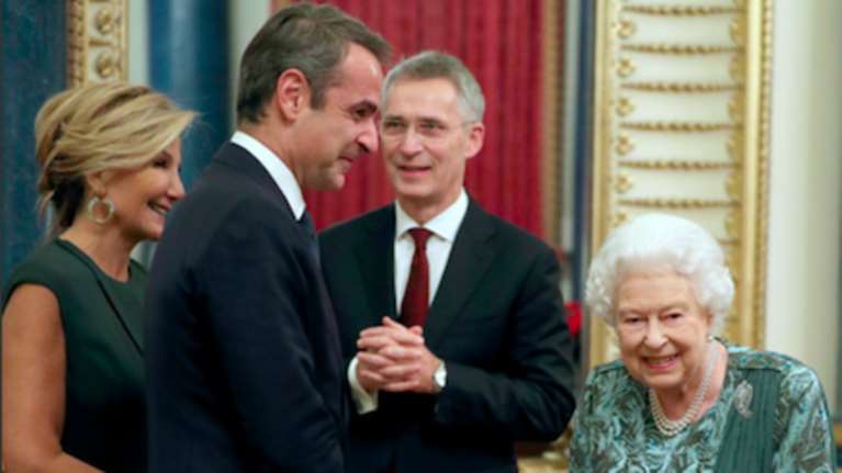 Μητσοτάκης - Μαρέβα: Οι πρώτες εικόνες από το Μπάκιγχαμ