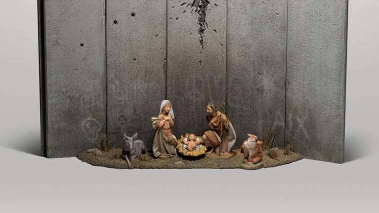 Ο Μπάνκσι και μια εκρηκτική φάτνη στη Δυτική Όχθη