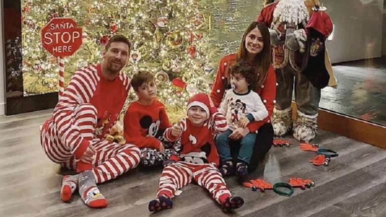 Οι χριστουγεννιάτικες ευχές της οικογένειας του Λιονέλ Μέσι [εικόνα]