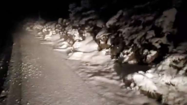 Έπεσαν τα πρώτα χιόνια στην Πάρνηθα! [εικόνες &amp; βίντεο]