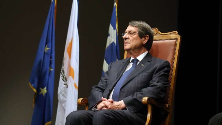 Αναστασιάδης: Mε επιμονή για επανέναρξη των συνομιλιών