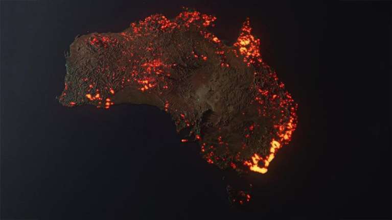 Στις φλόγες η Αυστραλία: Σοκάρουν οι εικόνες από δορυφόρο