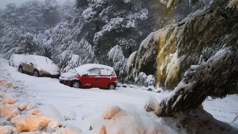Πολικό ψύχος στην Φωκίδα - Στους -14 °C το Μαυρολιθάρι