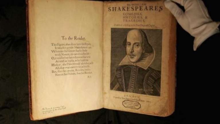 Σε δημοπρασία ένα από τα σπανιότερα βιβλία του Σαίξπηρ