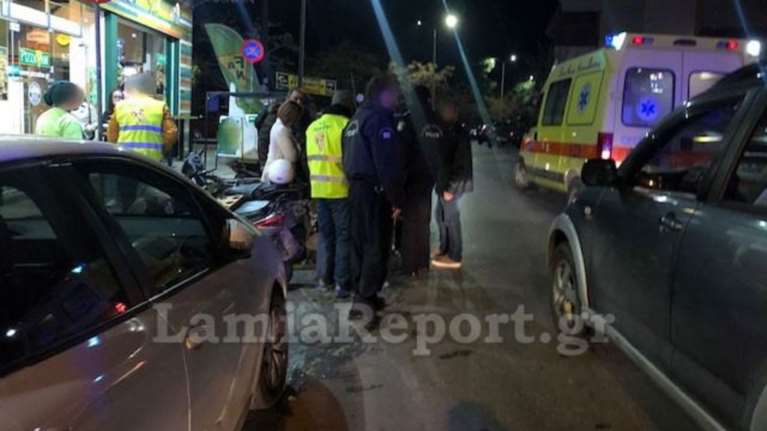 Λαμία: Χτύπησε ντελιβερά και τον έριξε σε παρκαρισμένα