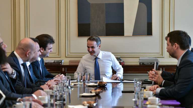 Συνάντηση Μητσοτάκη - Πιερρακάκη για το «ψηφιακό κράτος»