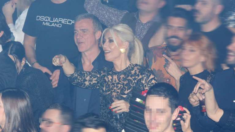 Οι πρώην σύζυγοι Μπακοδήμου - Αργυρόπουλος μαζί στα μπουζούκια