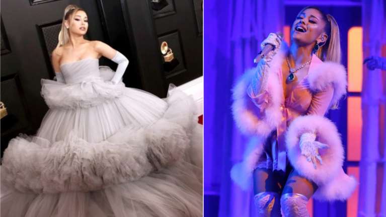 Grammy 2020: Το τεράστιο τούλινο φόρεμα της Αριάνα Γκράντε και τα εσώρουχα