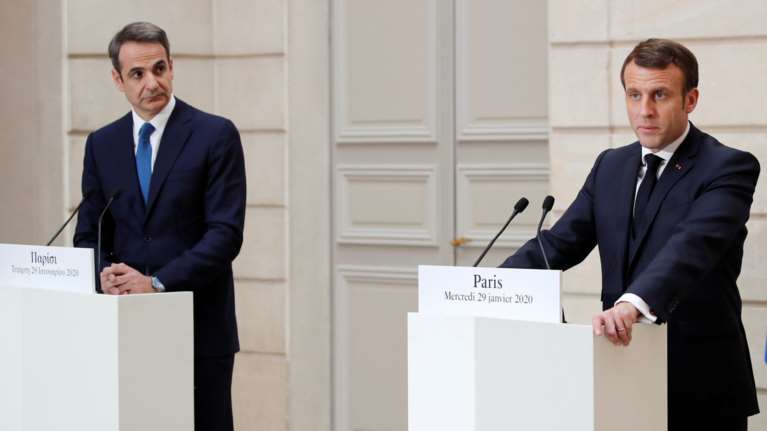Μακρόν: Kαταδικάζουμε ξεκάθαρα τις τουρκικές προκλήσεις