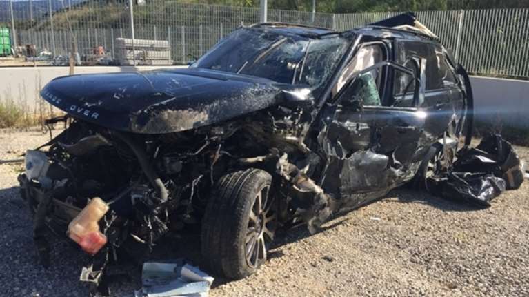 Τροχαίο - σοκ για γνωστό επιχειρηματία στην Ιόνια Οδό [εικόνες]