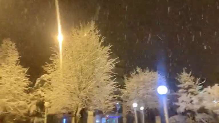 Από τη Φλώρινα ξεκίνησε η κακοκαιρία: Πυκνή χιονόπτωση