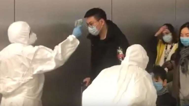 Ετσι γίνεται η θερμομέτρηση των επιβατών από Κίνα στο Ελ. Βενιζέλος- βίντεο