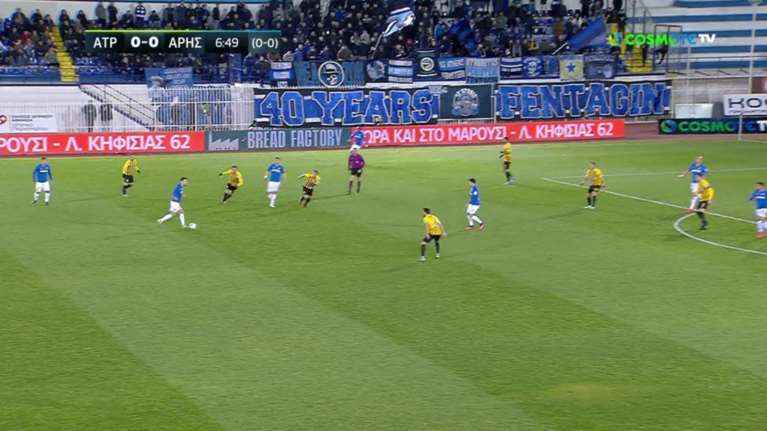 Διπλό και πρόκριση του Άρη στο Περιστέρι: 0-1 τον Ατρόμητο