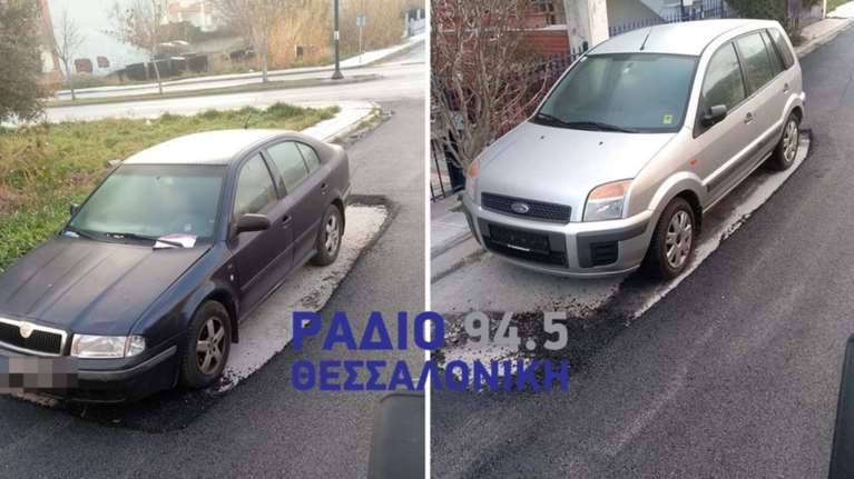 Απίστευτο και όμως ελληνικο! Πέφτει άσφαλτος αλλά «πέρα βρέχει»